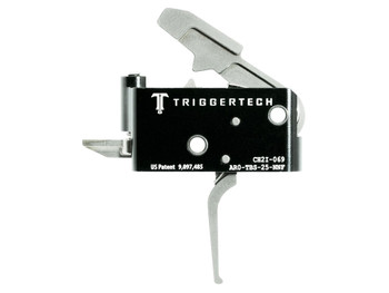TriggerTech AROTBS25NNF Adaptable Primary Two-Stage Flat Trigger with 2.50-5 lbs Draw Weight for AR-15 Right