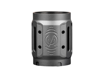 SilencerCo AC5449 Bravo MAAD Brake 2.0 Black Anodized Aluminum 2.11" OAL 1.68" Diameter