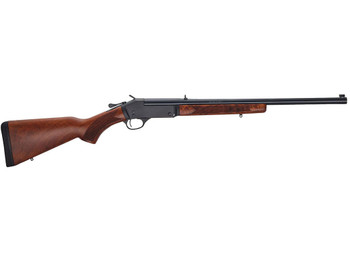 Henry H0154570 Single Shot 45-70 Gov Caliber with 1rd Capacity, 22" Barrel, Overall Blued Metal Finish & American Walnut Stock, Right Hand (Full Size)