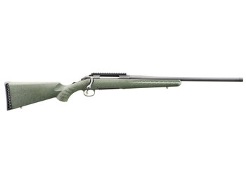 Glenfield 52007 Model A Full Size 450 Bushmaster 3+1 20" Matte Black Threaded Barrel, Matte Black Alloy Steel Receiver w/Picatinny Rail, Moss Green Splatter Fixed Synthetic Stock, Thread Protector