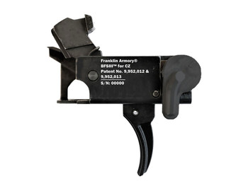 Franklin Armory 0650000BLK BFSIII Black Curved Fits CZ Scorpion Style Ambidextrous