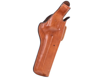 Bianchi 13652 5BHL Thumbsnap OWB Tan Leather Belt Loop Fits Ruger RedHawk Right Hand
