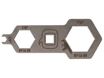 Q LLC TOOLMULTIHB Honey Badger Multi-Tool Silver Stainless Steel