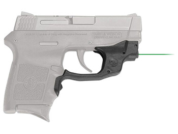 Crimson Trace 0143901 Laserguard Fits S&W M&P Bodyguard .380, Green Laser Black Polymer