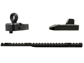 XS Sights ML10085 Marlin Optic Mounts & Ghost Ring Sight Sets Black Anodized Aluminum/Steel Fits Marlin 336 Lever Action