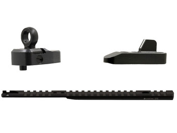 XS Sights ML10085 Marlin Optic Mounts & Ghost Ring Sight Sets Black Anodized Aluminum/Steel Fits Marlin 336 Lever Action