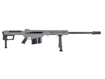 Barrett 18067 M107A1 50 BMG 29" 10+1 Tungsten Gray Cerakote Tungsten Gray Fixed with Sorbothane Recoil Pad Stock Black Polymer Grip