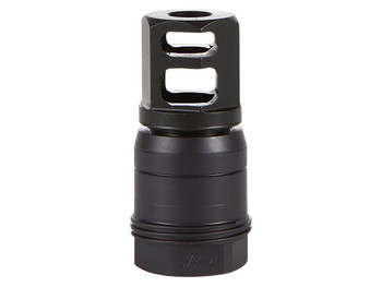Sig Sauer SL76258X2490DEGM Clutch-Lok QD Muzzle Brake Black Stainless Steel with 5/8" 24 tpi Threads for 7.62mm 90 Degree Taper