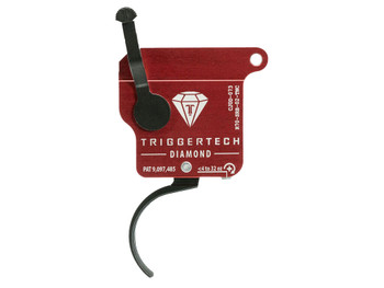 TriggerTech R70SRB02TNC Diamond Without Bolt Release Single-Stage Traditional Curved Trigger with 0.30-2 lbs Draw Weight for Remington 700 Right