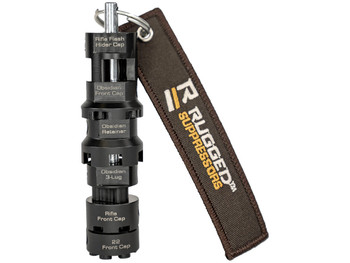 Rugged Suppressors RTK001 Totem Tool (6 Piece Multi-Tool) Compatible with Most Rugged Suppressor