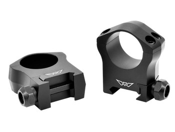 Warne 7202M Scope Rings Mountain Tech Matte Black 1" High 0 MOA