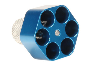 Pachmayr 02652 Competition Speedloader made of Aluminum with Blue Finish for S&W K Frame Holds up to 6rds