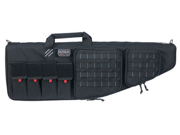 GPS Bags T35ARB Tactical AR Case 35" Black 1000D Nylon with Mag & Storage Pockets, Lockable Zippers, External Handgun Pocket & DuPont Teflon Coating