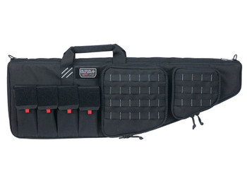 GPS Bags T35ARB Tactical AR Case 35" Black 1000D Nylon with Mag & Storage Pockets, Lockable Zippers, External Handgun Pocket & DuPont Teflon Coating