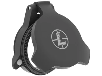 Leupold 114756 Alumina Scope Cover Matte Black Aluminum 24mm Objective Screw On Mount Flip Open