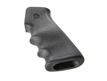 Hogue 15000 OverMolded Grip Black Rubber with Finger Grooves for AR-15, M16