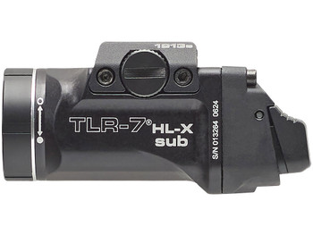 Streamlight 69505 TLR-7 HL-X SUB USB Black 6000 Series Aluminum 1913 1000 Lumens