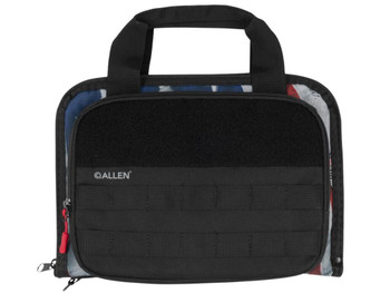 Allen 1122 Victory Taper Case Double Red/White/Blue Holds 2 Handguns