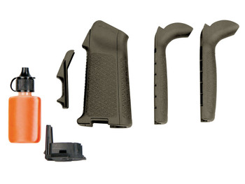 Magpul MAG521-ODG MIAD Type 2 Gen 1.1 Grip Kit Polymer Aggressive Textured OD Green for AR Platform