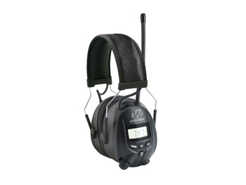 Walker's GWPRDOM AM/FM Digital Muff Polymer 25 dB Over the Head Black