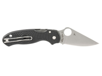 Spyderco C223PBK Para 3 Lightweight 2.92" Folding Clip Point Plain CTS BD1 SS Blade FRN Black Includes Pocket Clip
