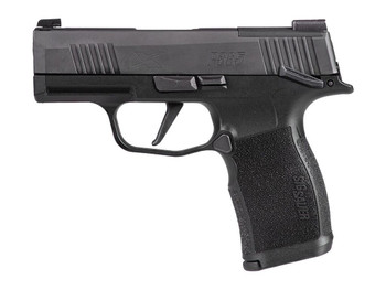 Sig Sauer 365X9BXR3PMS P365X Micro-Compact 9mm Luger 12+1, 3.10" Black Steel Barrel, Black Nitron Optic Ready/Serrated Stainless Steel Slide, Black Stainless Steel Frame w/Beavertail & Picatinny Rail