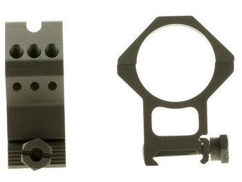 Weaver Mounts 99686 Six-Hole Skeleton Rings Matte Black 34mm Extra Extra High