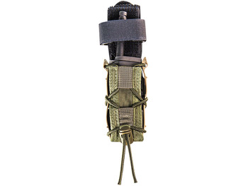High Speed Gear 11PT00OD TACO Mag Pouch Single, OD Green Nylon, Mounts to MOLLE & 2" Wide Belts