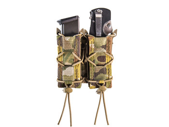 High Speed Gear 11PT02MC TACO Mag Pouch Double MultiCam Nylon MOLLE Compatible w/ Pistol