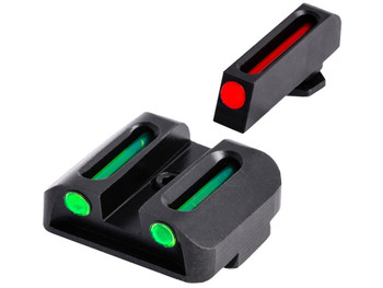 TruGlo TG131G2 Fiber-Optic Red/Fiber Optic Front Sight-Green/Fiber Optic Rear Sight Glock 20/21