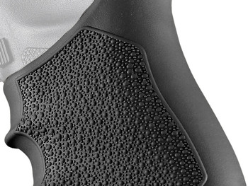 Hogue 17040 Grip Sleeve Handall Beavertail Black Rubber