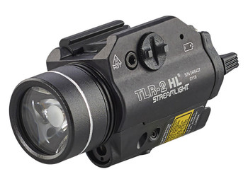 Streamlight 69261 TLR-2 HL Gun Light Black Anodized 1,000 Lumens White LED Red Laser