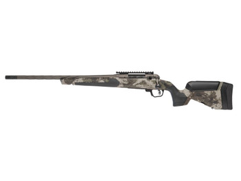 Savage Arms 32595 110 Core Hunter Pro 7mm PRC 3+1 22" Spiral Fluted Barrel, Savage Woodland Camo AccuStock w/AccuFit V2 Synthetic Stock, Left Hand