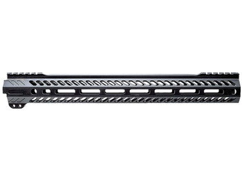 Angstadt Arms AA015HGMLT Ultra Light Handguard made of Aluminum with Black Anodized Finish, M-LOK Style, Picatinny Rail & 15" OAL for AR-15 Includes Hardware