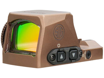 Sig Sauer Electro-Optics SORX1002 Romeo-X Pro Flat Dark Earth 1 x 24 mm 2 MOA Red Dot/32 MOA Circle