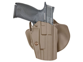 Safariland 578283551 GLS Pro-Fit OWB Flat Dark Earth Polymer Belt Loop/Paddle Fits 3.30-4.25" Barrel, Belt 1.50" - 2.25" Right Hand