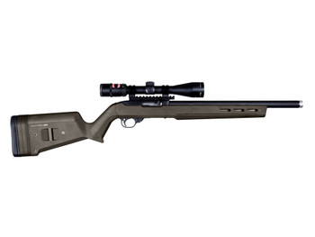 Magpul MAG548-ODG Hunter X-22 Stock Fixed Adjustable Comb OD Green Synthetic for Ruger 10/22