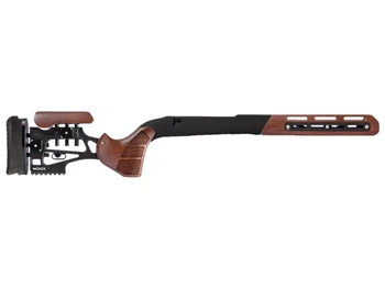 Woox SH.CHS011.05 Furiosa Chassis Walnut Aluminum/Wood Fits Remington 700 M5 DBM SA Bolt Action 31" OAL