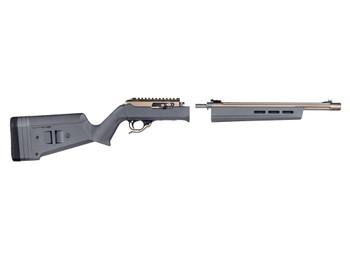Magpul MAG760-GRY Hunter X-22 Stock Fixed Adjustable Comb Stealth Gray Synthetic for Ruger 10/22 Takedown