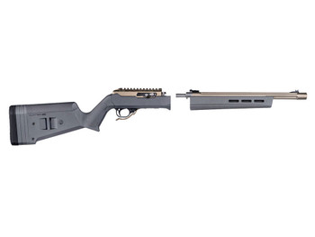 Magpul MAG760-GRY Hunter X-22 Stock Fixed Adjustable Comb Stealth Gray Synthetic for Ruger 10/22 Takedown