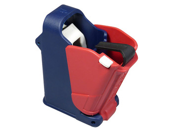 Maglula UP60US LULA Loader & Unloader Double Stack/Single Stack Red/White/Blue Polymer 9mm Luger/ 45 ACP