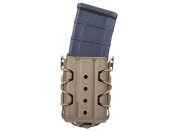 High Speed Gear 16TA01CB TACO V2 Coyote Brown Polymer, 2" Belt Clip/MOLLE U-Mount, Compatible w/ Rifle Mags