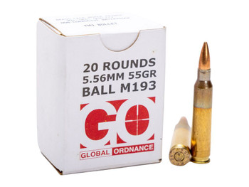 GO 850003223346 556X45 M193 55GR FMJ 20/50
