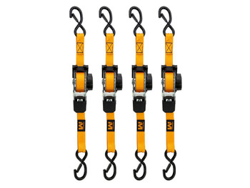 MUDDY MUD-RRS10-4PK 1"X10" RATCHET STRAPS ORG