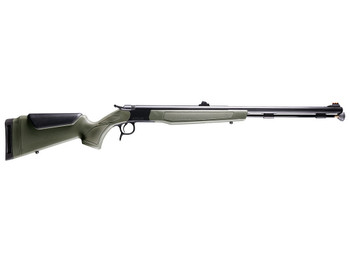 CVA PR2048N Optima 50 Cal 26" Black Nitride Fluted Barrel, Black Nitride Drilled & Tapped Steel Receiver, Fixed OD Green Synthetic Stock, Fiber Optic Sights