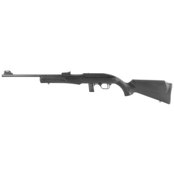 Rossi RS22L1811 RS22  SemiAuto 22 LR Caliber with 101 Capacity 18 Barrel Blued Metal Finish  Monte Carlo Black Synthetic Stock Right Hand Full Size UPC: 754908211302