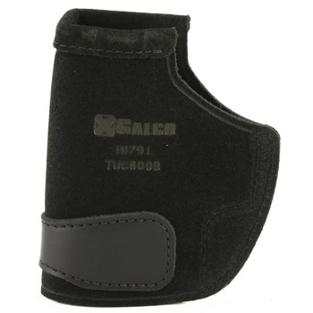 Galco TUC800B TuckNGo 2.0 IWB Black Leather Compatible w Glock 43Taurus GX4Springfield  Hellcat UniClipStealth Clip Mount Right Hand UPC: 601299803022
