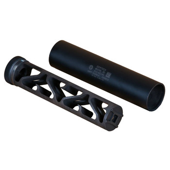 Gemtech GMT 300 NFA Rimfire Suppressor Black Cerakote 6.7 Inch, .300 ACC Blackout (Supersonic / Subsonic) Caliber, Direct Thread, Titanium