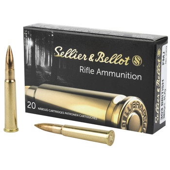 Sellier & Bellot Rifle Hyper Velocity Centerfire Ammunition, 303 British, Full Metal Jacket, 180 Grain - 20 Cartridge Box ( 20 / 1 )