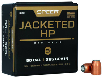 Speer 4495 Handgun  50 Cal .500 325 gr Jacket Hollow Point 50 Per Box 5 Case UPC: 076683044952